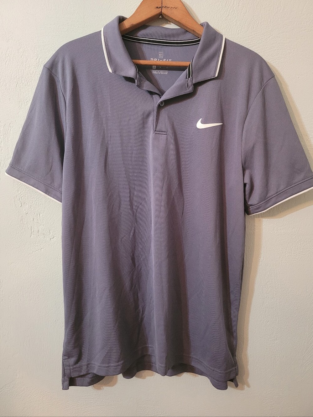 Nike Dri-fit Men's Sport Polo Shirt Size Medium! New Without Tag!